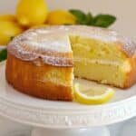 Italian Lemon Polenta Cake
