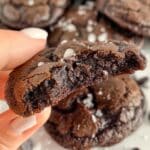 Keto Double Chocolate Chip Cookies