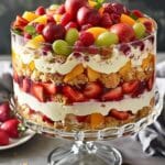 Layered Fruit Trifle Cake