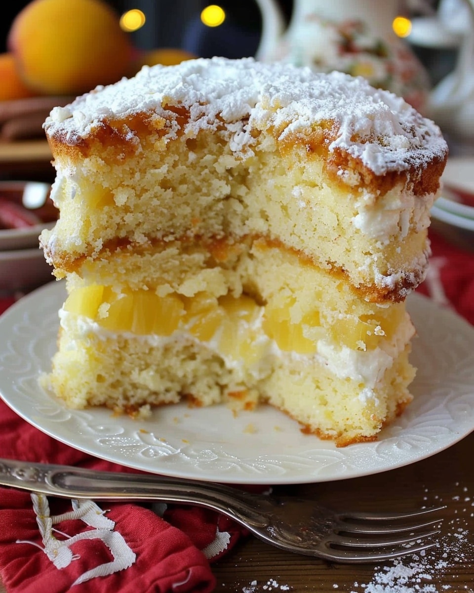 Lazy Amish Pineapple Cake