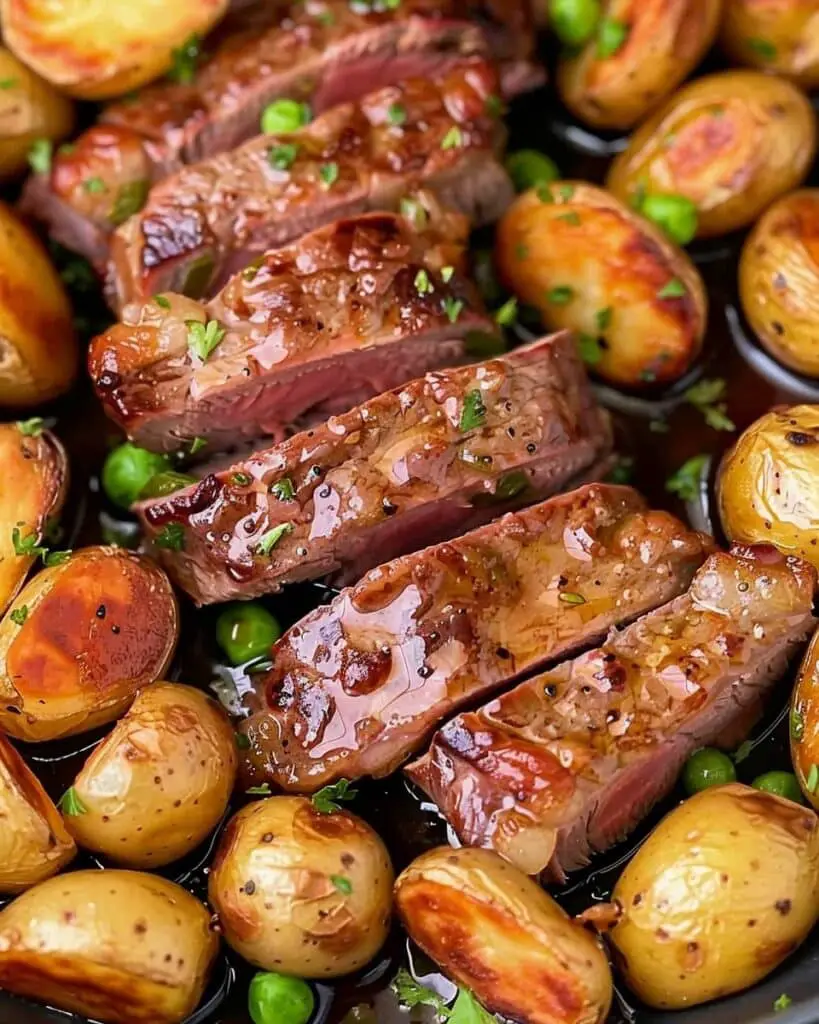 Oven-Baked Leg of Lamb with Potatoes