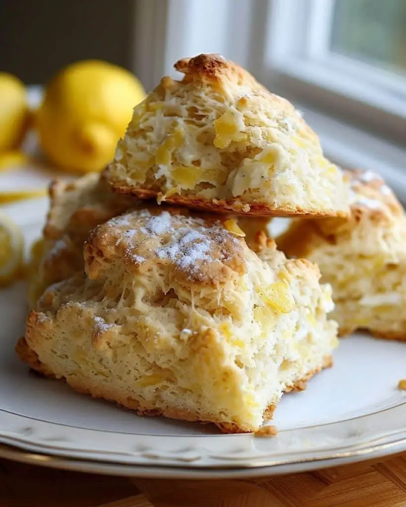 Lemon Cottage Cheese Scones