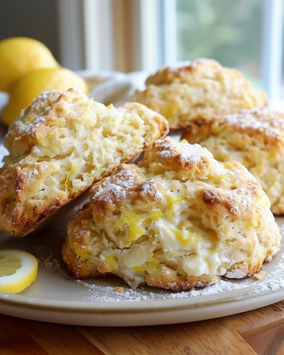 Lemon Cottage Cheese Scones