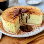 Dubai Chocolate Basque Cheesecake
