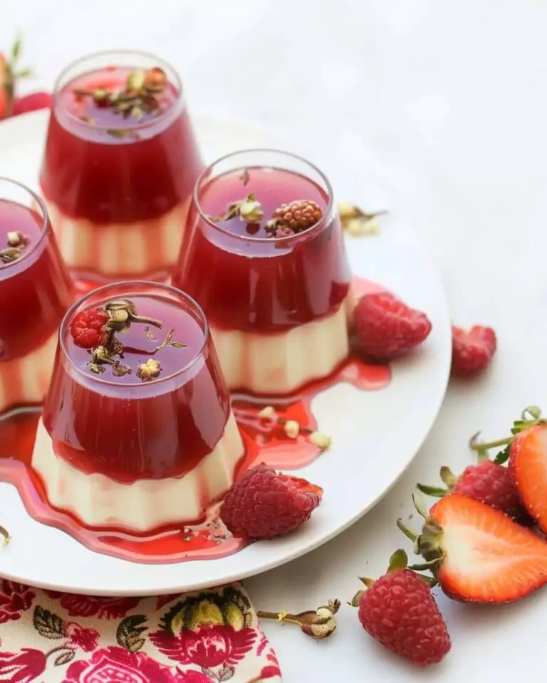 Malabi (Rosewater Milk Pudding)