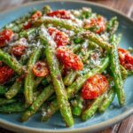 Margherita Roasted Green Beans