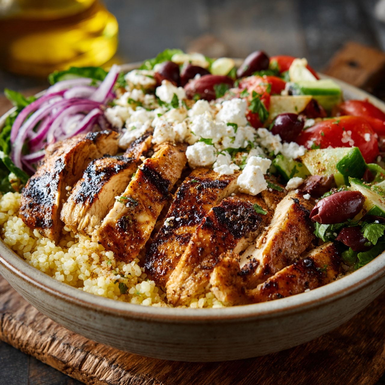 Mediterranean Chicken Bowls
