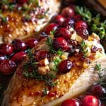 Mediterranean Honey Cranberry Chicken Bake