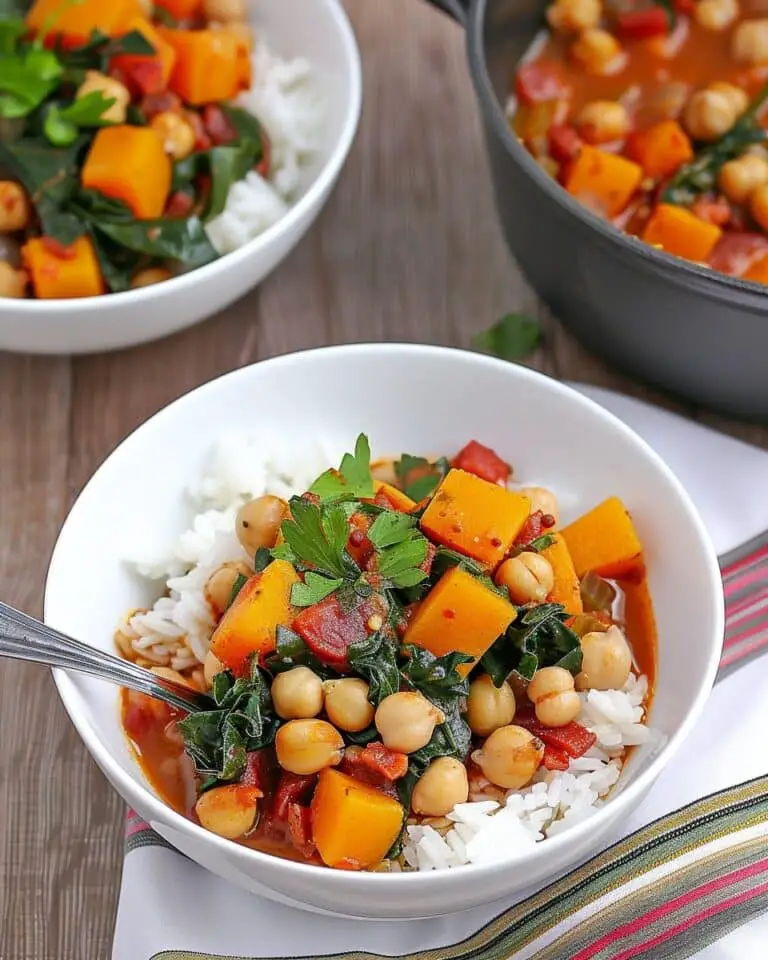 Moroccan Pumpkin & Chickpea Stew