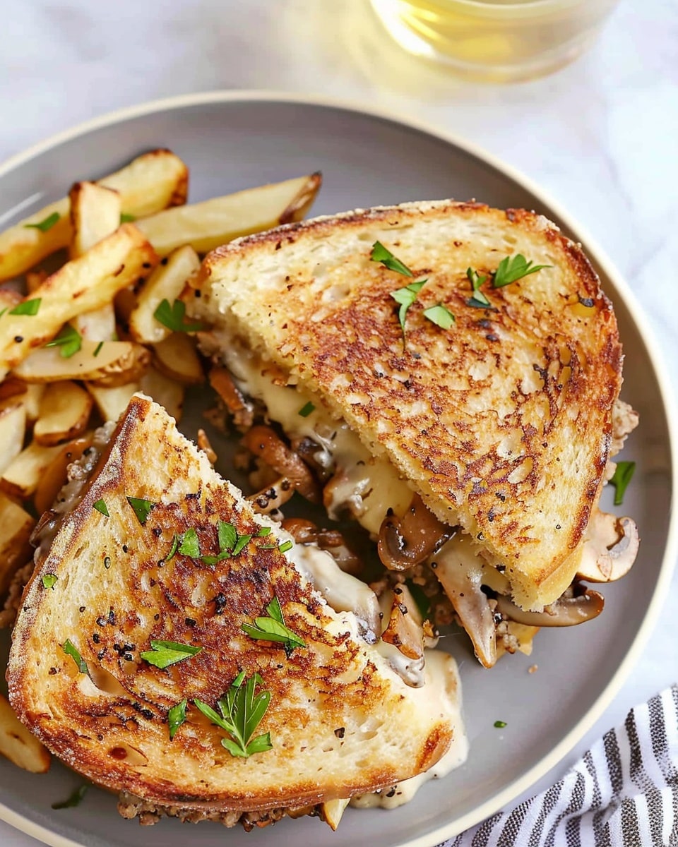 Mushroom Patty Melt