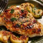 Pan-Seared Country Seasoned Chicken Breast with Butter Sauce