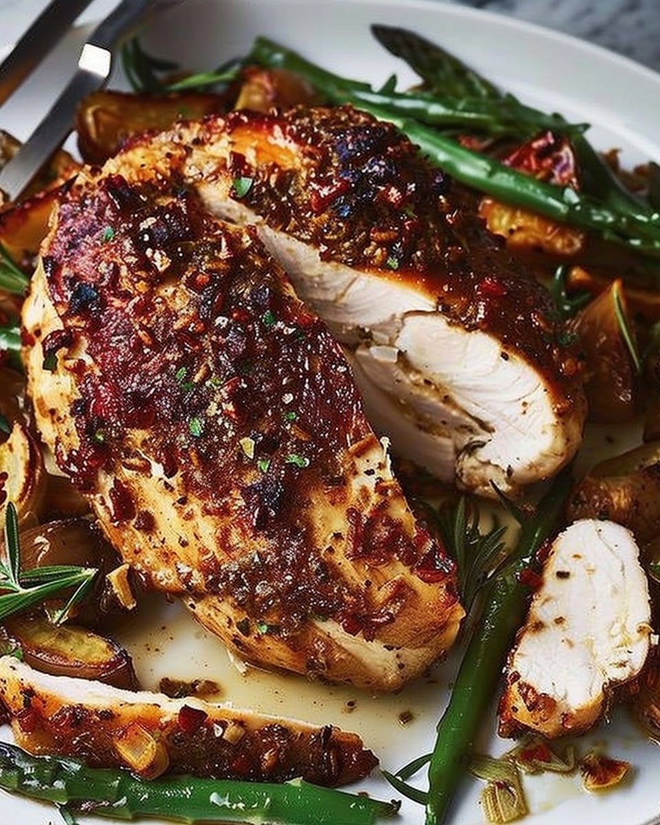 Pan-Seared Country Seasoned Chicken Breast with Butter Sauce