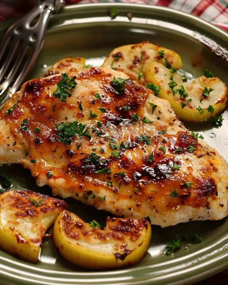 Pan-Seared Country Seasoned Chicken Breast with Butter Sauce