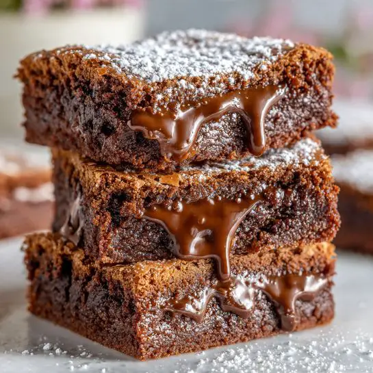 Nutella Brownies (3 Ingredients!)