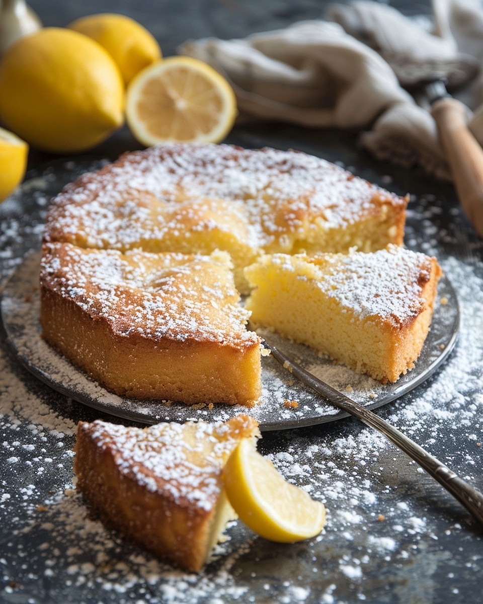 One Bowl Lemon Snack Cake