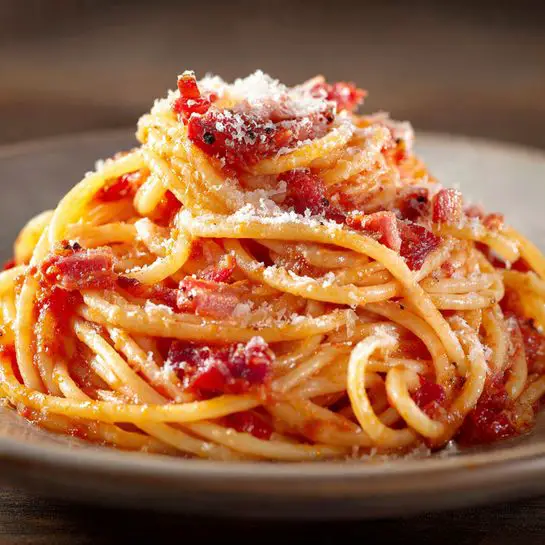 Pasta all’Amatriciana (Halal Version)