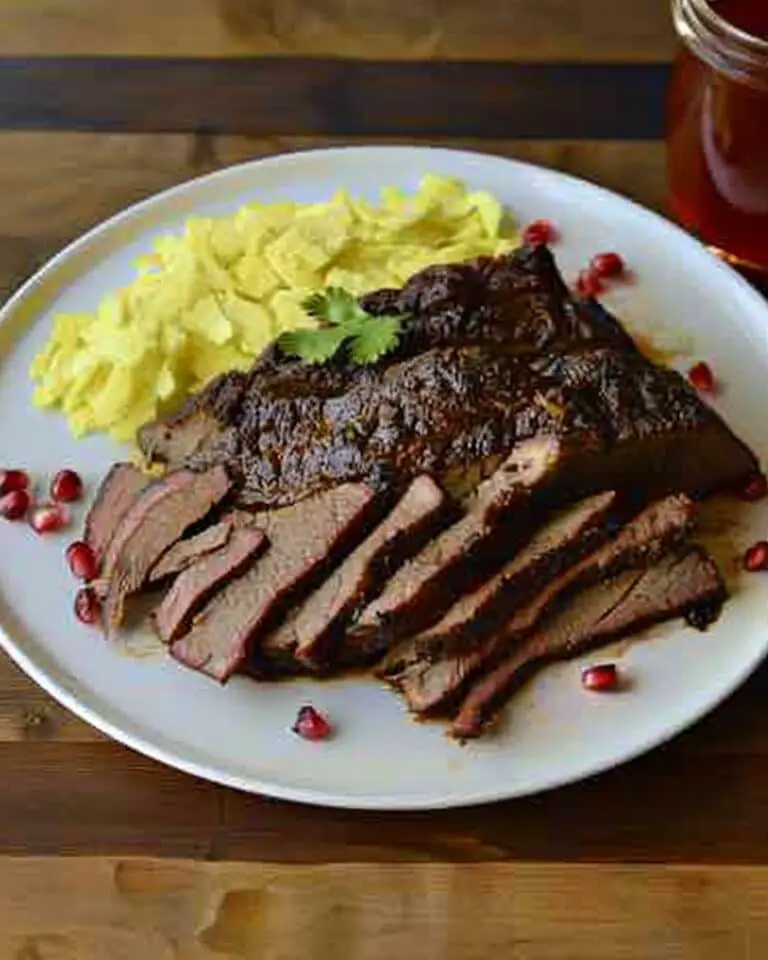 Pomegranate Molasses Brisket