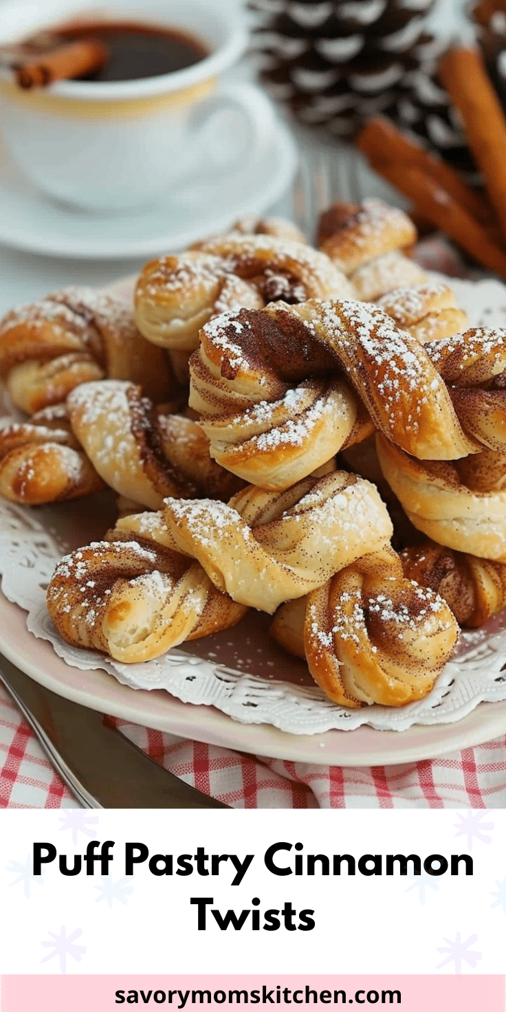 Puff Pastry Cinnamon Twists | Savory Mom Kitchen