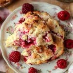 Raspberry Cottage Cheese Scones
