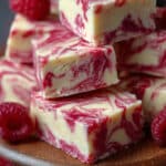 Raspberry Swirl Fudge