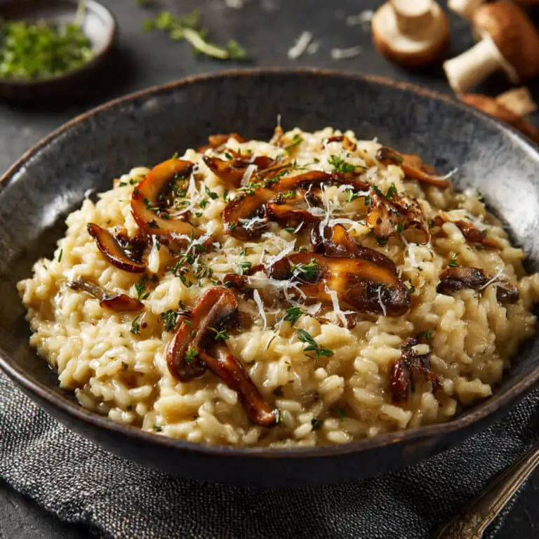 Risotto ai Funghi (Italian Mushroom Risotto)
