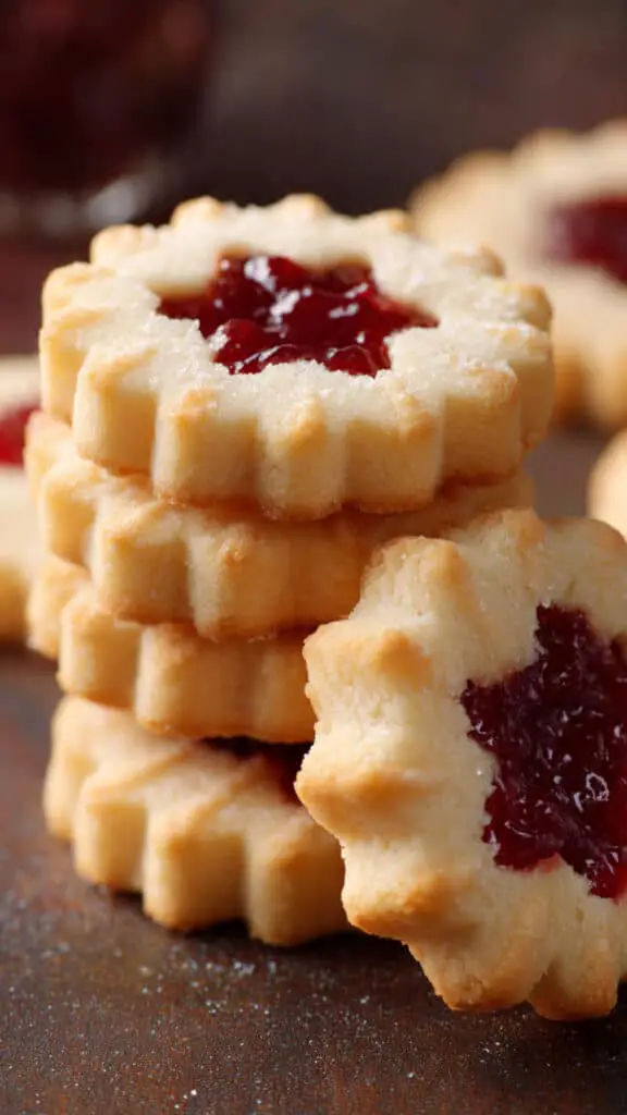 Shortbread Cookies with Jam