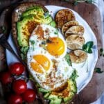 Simple Avocado Toast with Egg