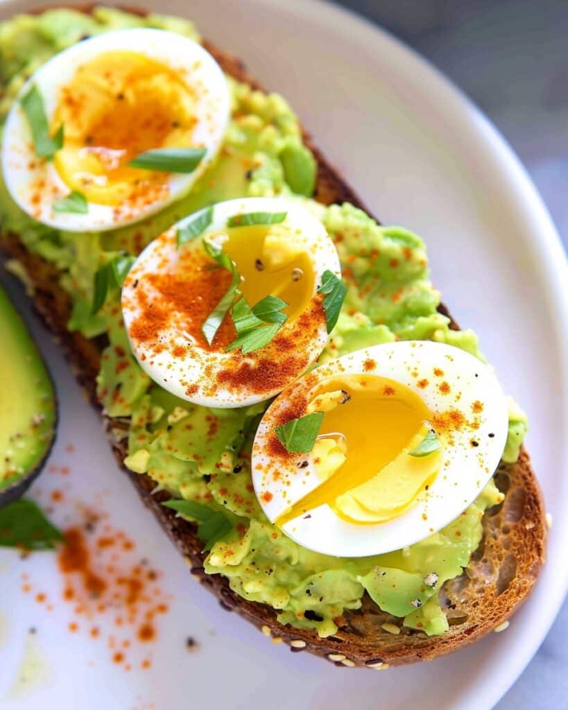 Simple Avocado Toast with Egg | Savory Mom Kitchen