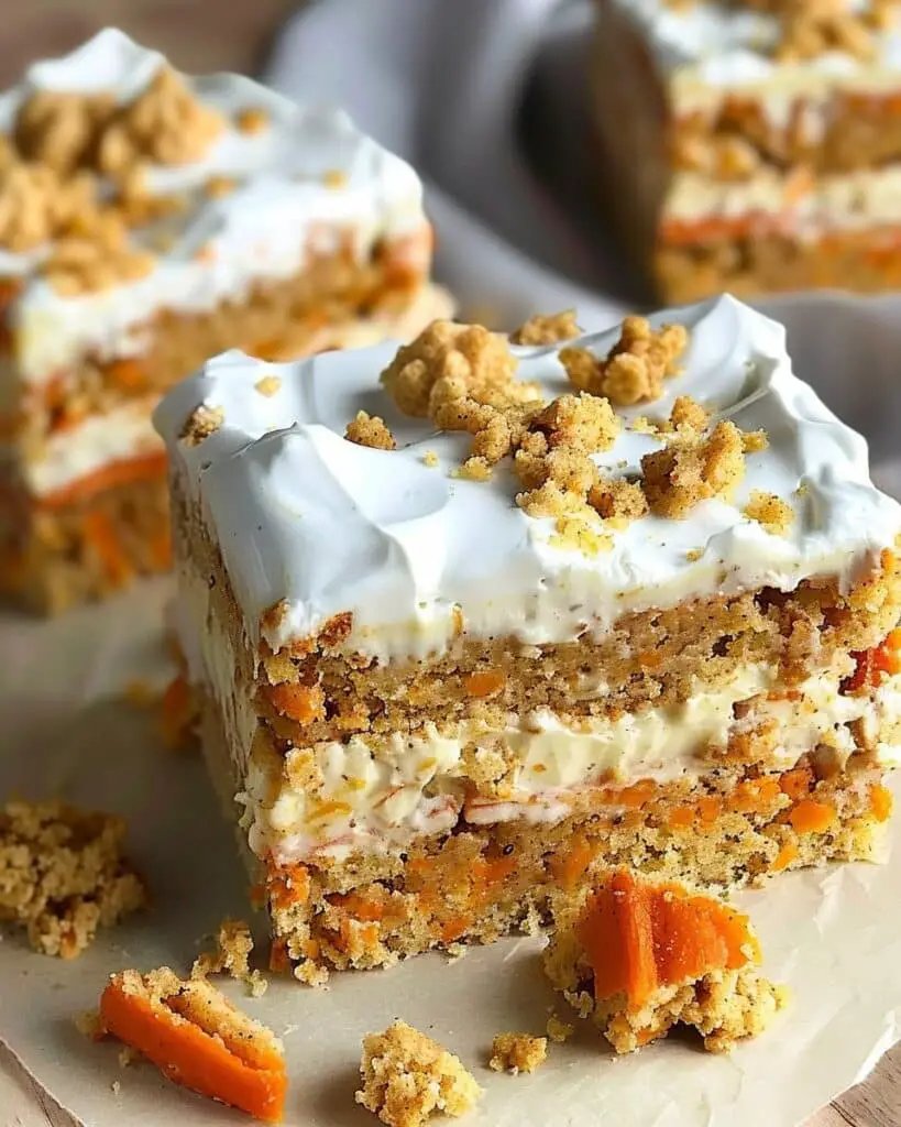 Soft Oatmeal Carrot Cake with Warm Spices and a Moist Crumb (High-Protein & Gluten-Free)