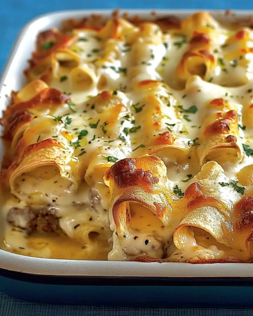 Southern Breakfast Enchiladas with Sausage Gravy