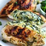 Spinach Artichoke Stuffed Chicken Breasts