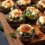 Spinach and Feta Stuffed Mushrooms