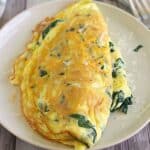 Spinach and Cheese Omelette