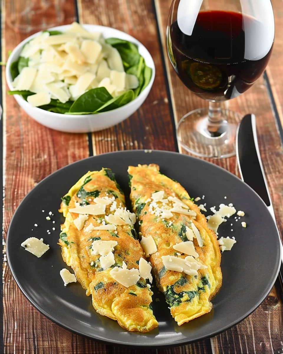 Spinach and Cheese Omelette