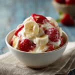Strawberry Banana Cream Bowl