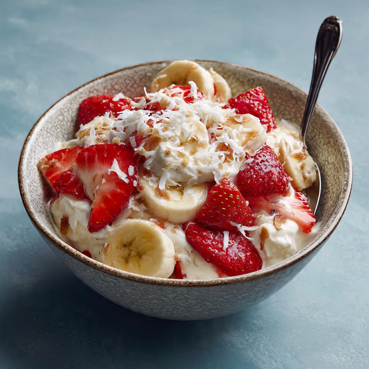 Strawberry Banana Cream Bowl