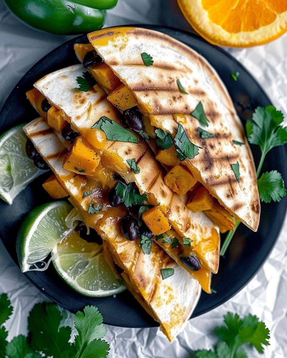 Sweet Potato and Black Bean Quesadillas