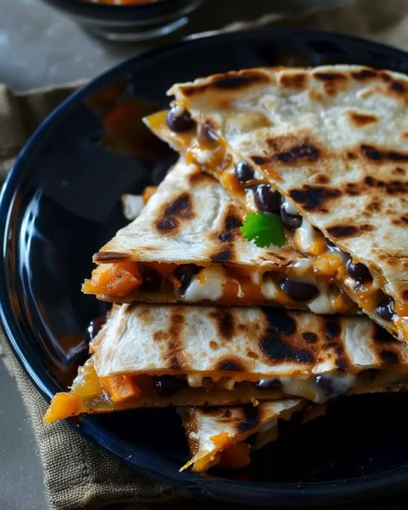 Sweet Potato and Black Bean Quesadillas