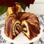 Tahini Marble Cake