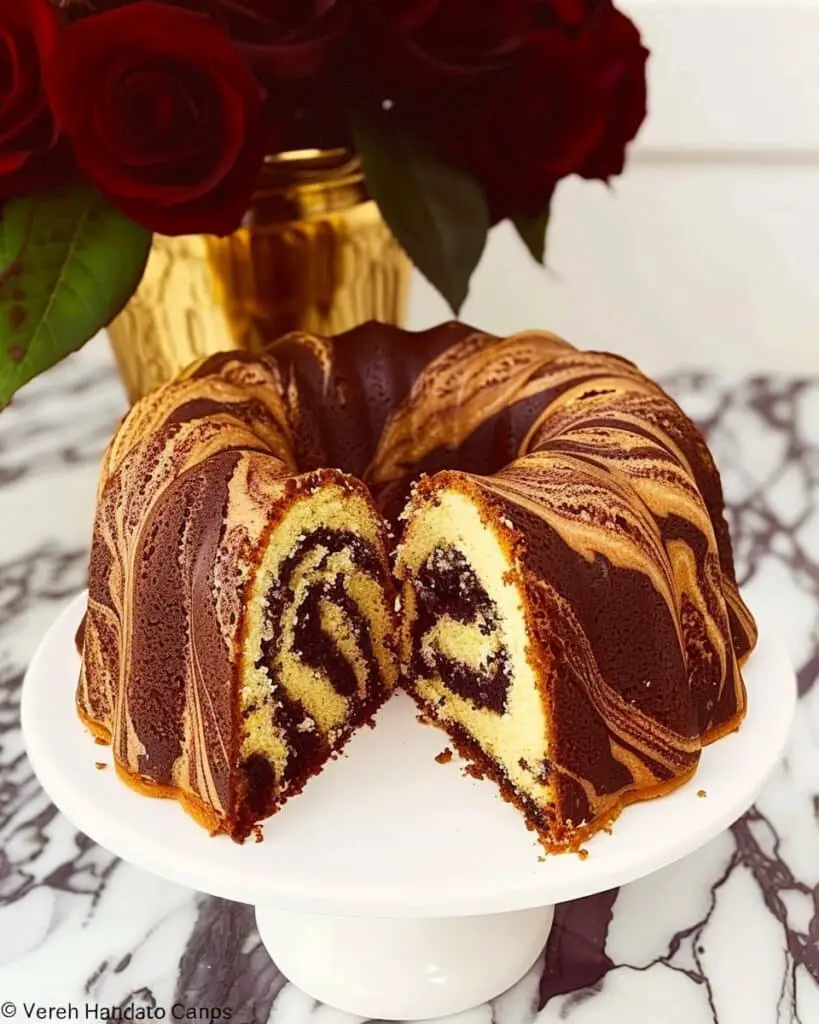 Tahini Marble Cake