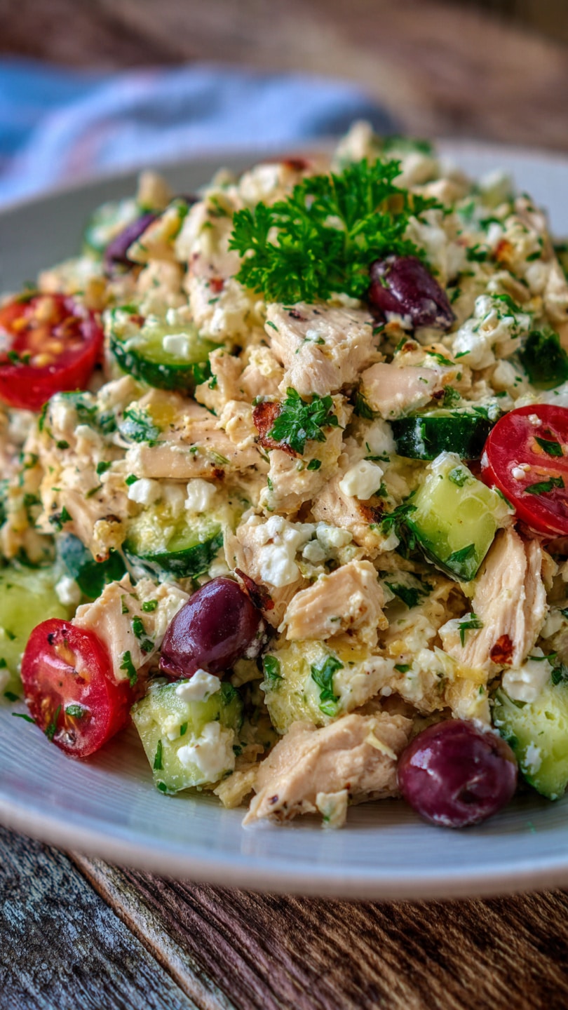 Tangy Tzatziki Chicken Salad