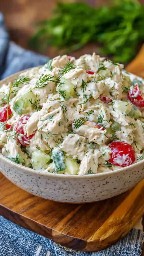 Tangy Tzatziki Chicken Salad