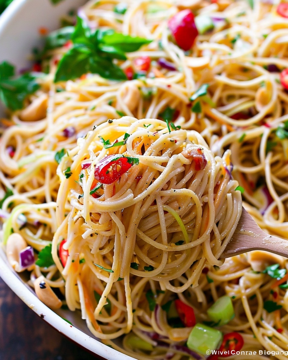 Thai Peanut Noodle Salad