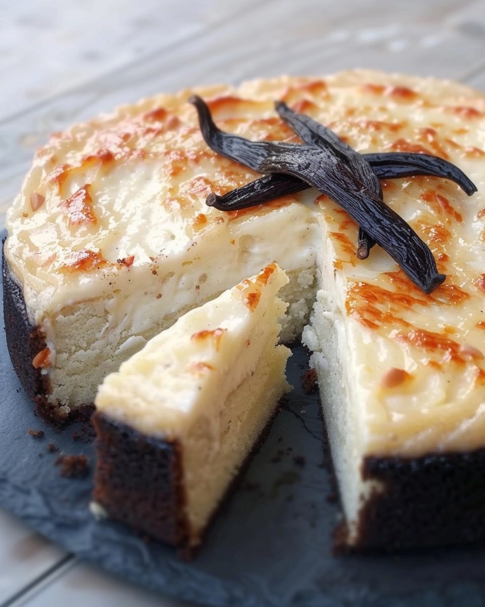 Flourless Vanilla Bean Greek Yogurt Cake