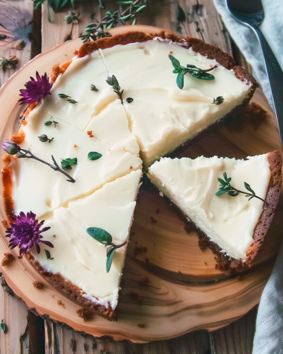 Flourless Vanilla Bean Greek Yogurt Cake