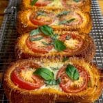 Tomato Basil Garlic Bread