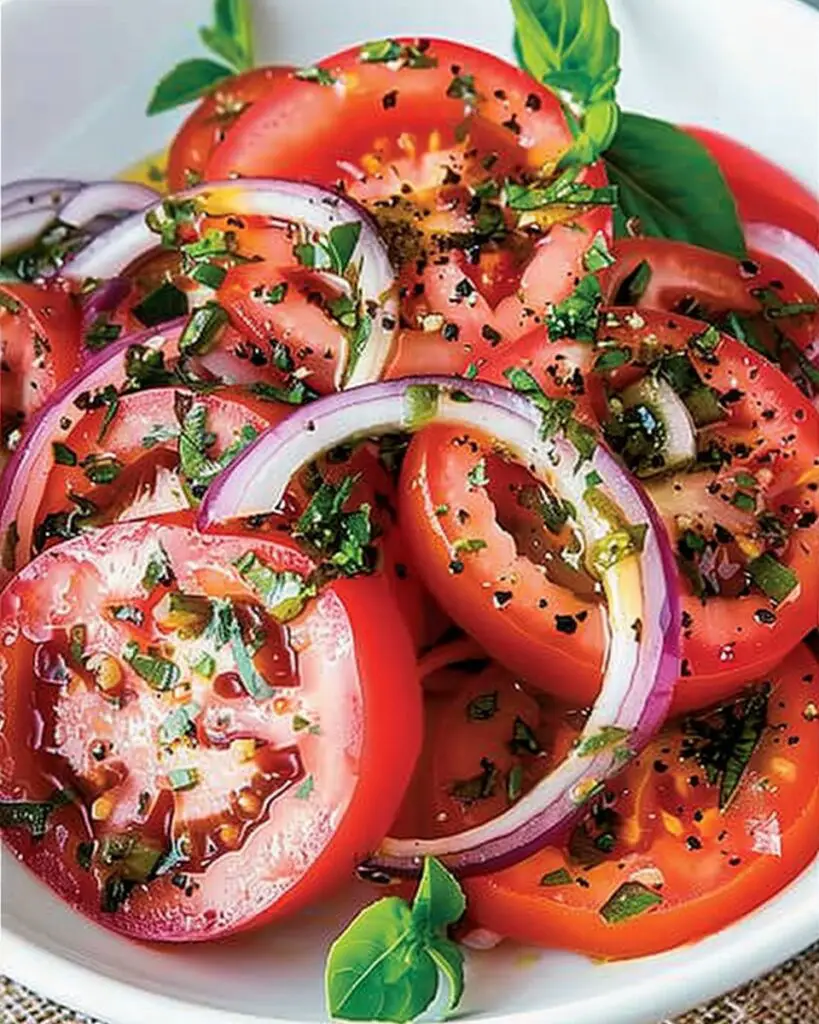 Tomato & Red Onion Salad