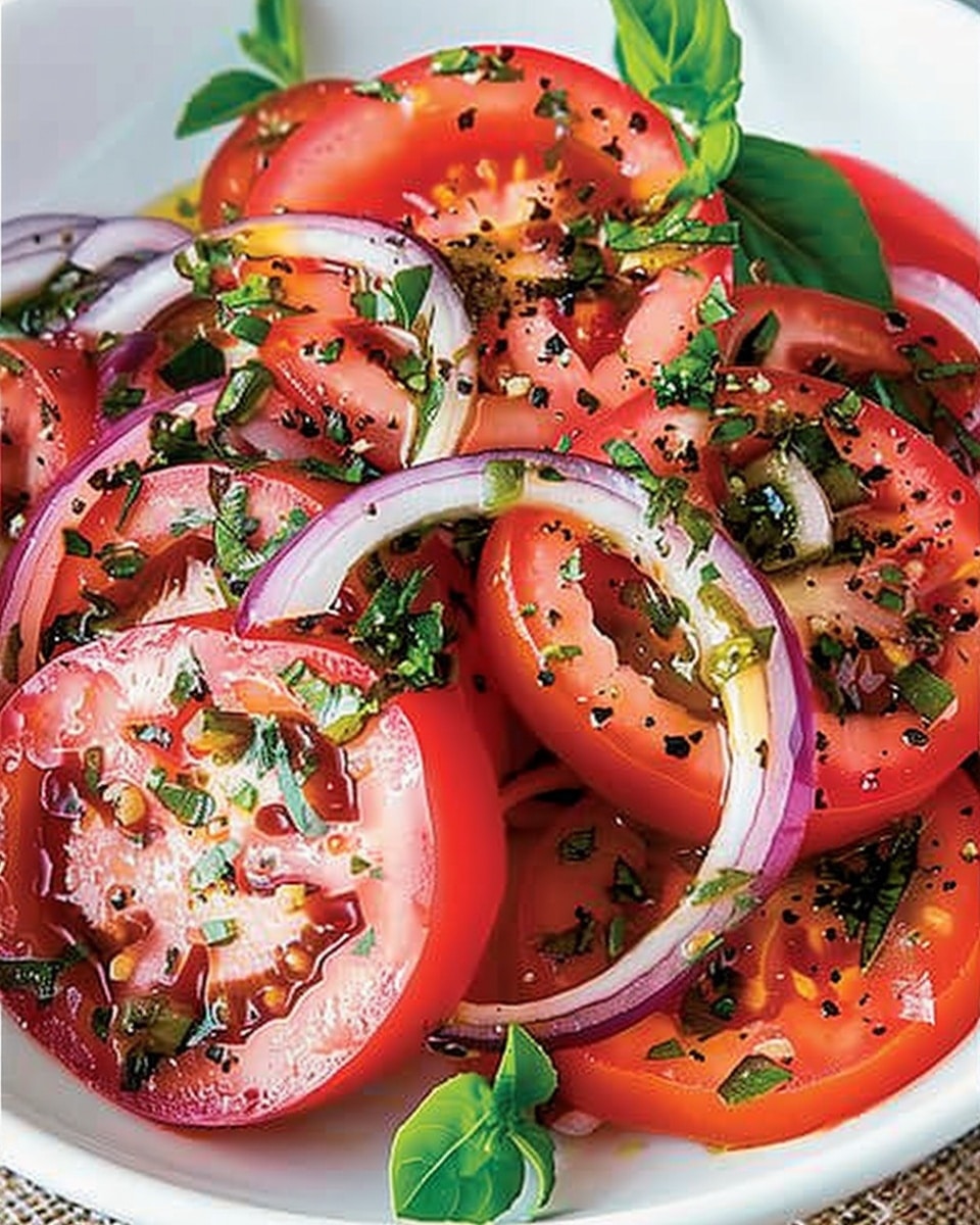 Tomato & Red Onion Salad