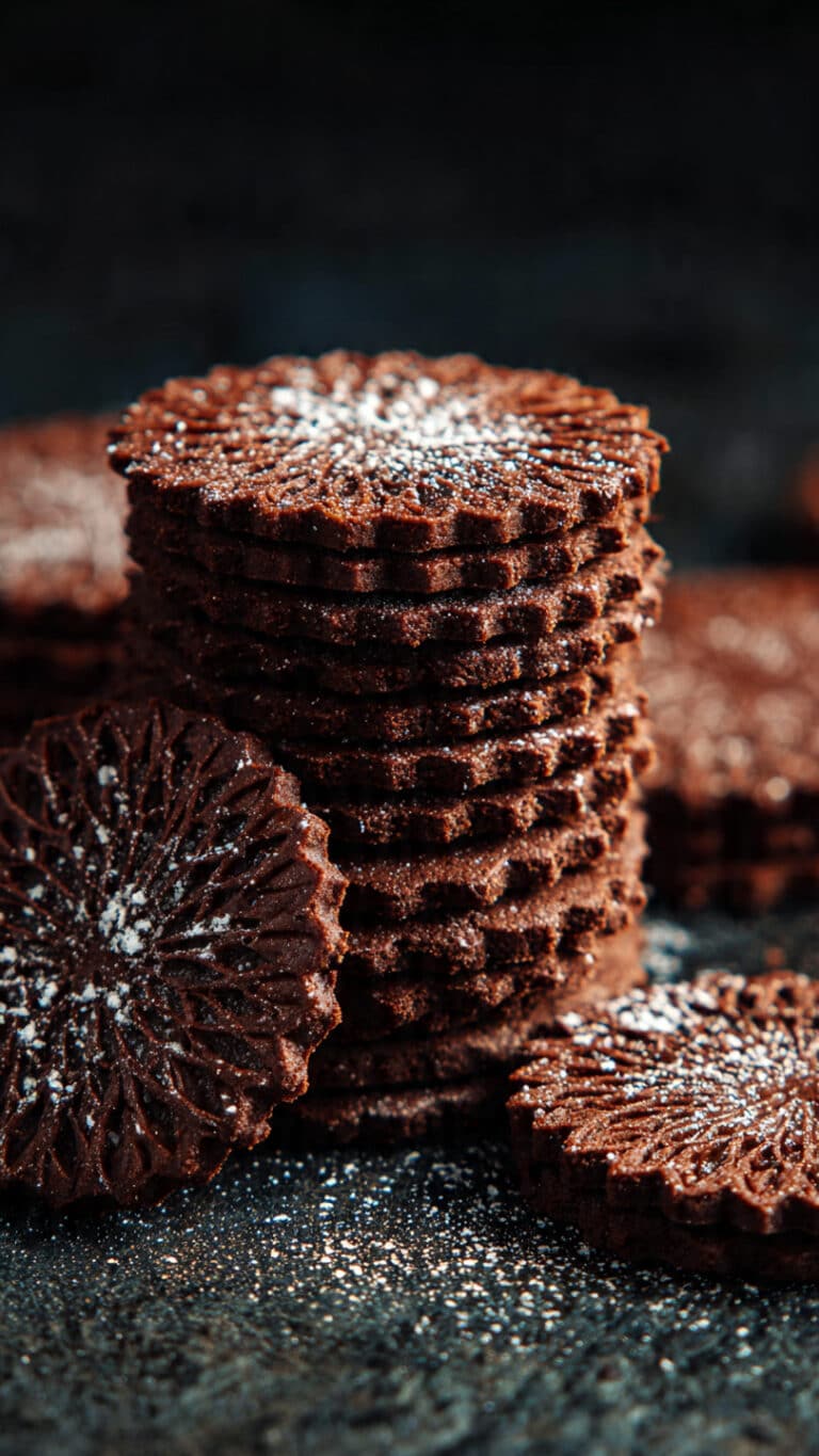 Vegan Chocolate Shortbread (4 Ingredient)