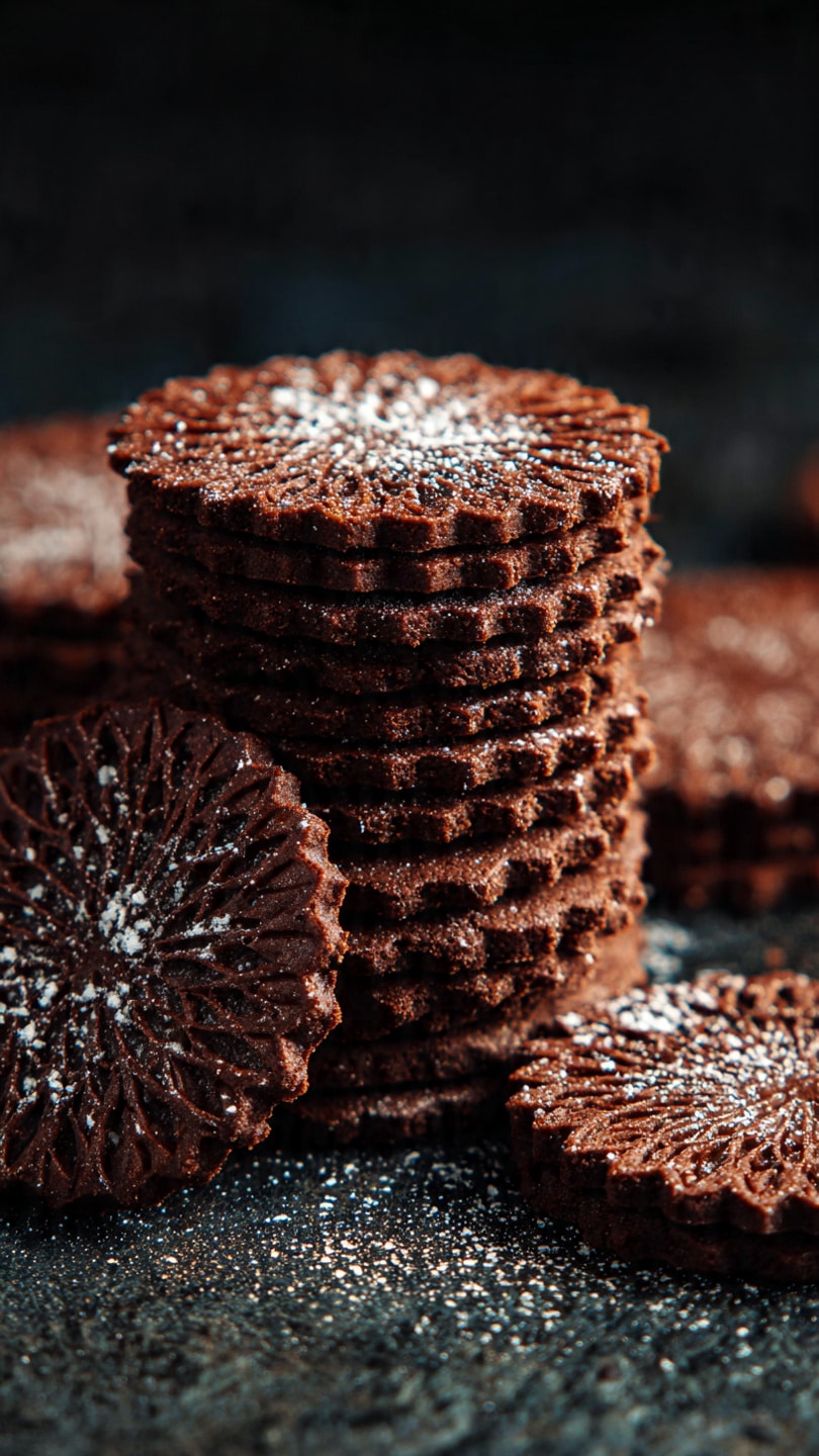 Vegan Chocolate Shortbread (4 Ingredient)